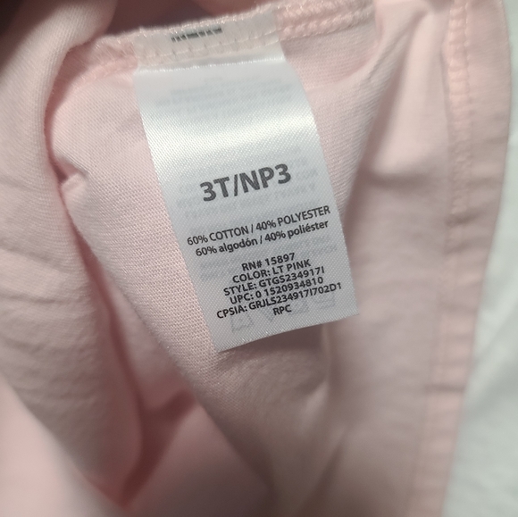 3T Girls Garanimals Short Sleeve Front Tie T-Shirts And Jeans, Bundle of 3 Items - Picture 9 of 14